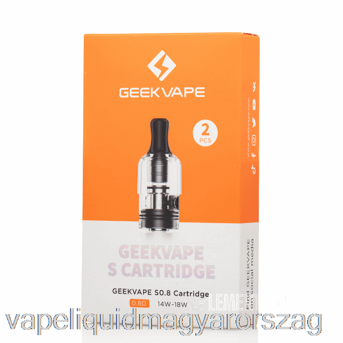 Geek Vape S Csere Hüvelyek 0,8 Ohm S Pods Vape Folyadék